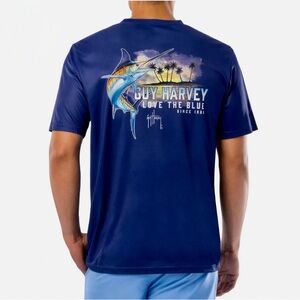 Guy Harvey Ocean Blue Marlin Tee